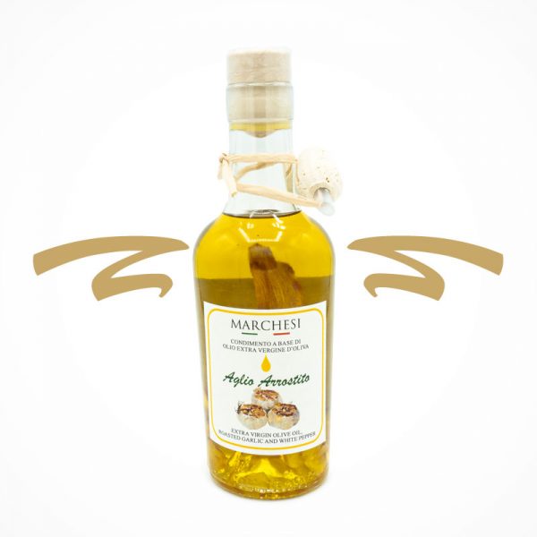 Olivenöl Extra Vergine gerösteter Knoblauch von Marchesi