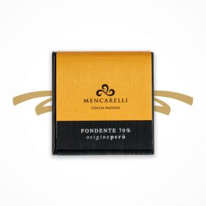 Zartbitterschokolade Minitafel 70% Kakao Peru- Feinkost aus Italien, Mencarelli