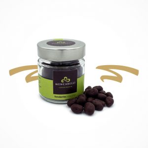 Pistazien in Zartbitterschokolade 110g Feinkost aus Italien Mencarelli