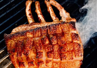 Duroc Karre - bestes Schweinefleisch, marmoriert, fett und lecker