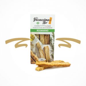 Die Focaccina Sticks werden aus klassischer, handgemachter Focaccia mit Rosmarin, Reisöl und ohne Schmalz hergestellt. Die sorgfältig ausgewählten Zutaten und die Produktion nach Piemontester Tradition machen die Focaccina Sticks zum unverfälschten und schmackhaften Snack-Erlebnis