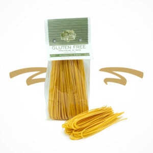 Italienische Tagliolini - glutenfreie Pasta aus 100% Maismehl, eine gelungene Alternative zur herkömmlichen Weizenpasta