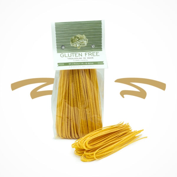 Italienische Tagliolini - glutenfreie Pasta aus 100% Maismehl, eine gelungene Alternative zur herkömmlichen Weizenpasta