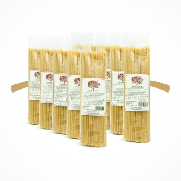 Italienische Pasta - Spaghetti aus Umbrien, tolle Struktur und super lecker.