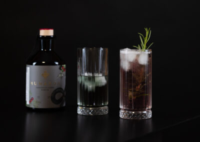 Munakra Gin – HANDCRAFTED VIENNA DRY GIN, eine Wacholderspirituose mit außergewöhnlicher, ausbalancierter Aromatik und floralen Zitrusnoten. Geheimnisvoll. Natürlich. Handgemacht. Natürlicher Farbwechsel von schwarz auf rot, herber Geschmack nach Kräutern