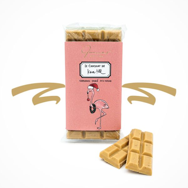 Handgeschöpfte Tafelschokolade | Caramel-Sablé, 35%